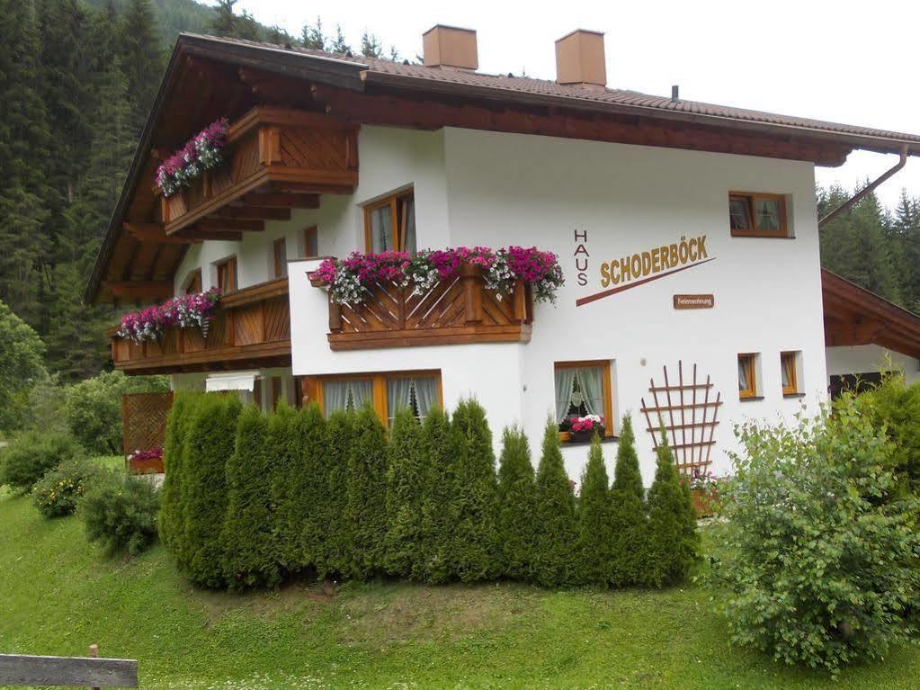 Haus Schoderbock Leilighet Sankt Leonhard im Pitztal Eksteriør bilde