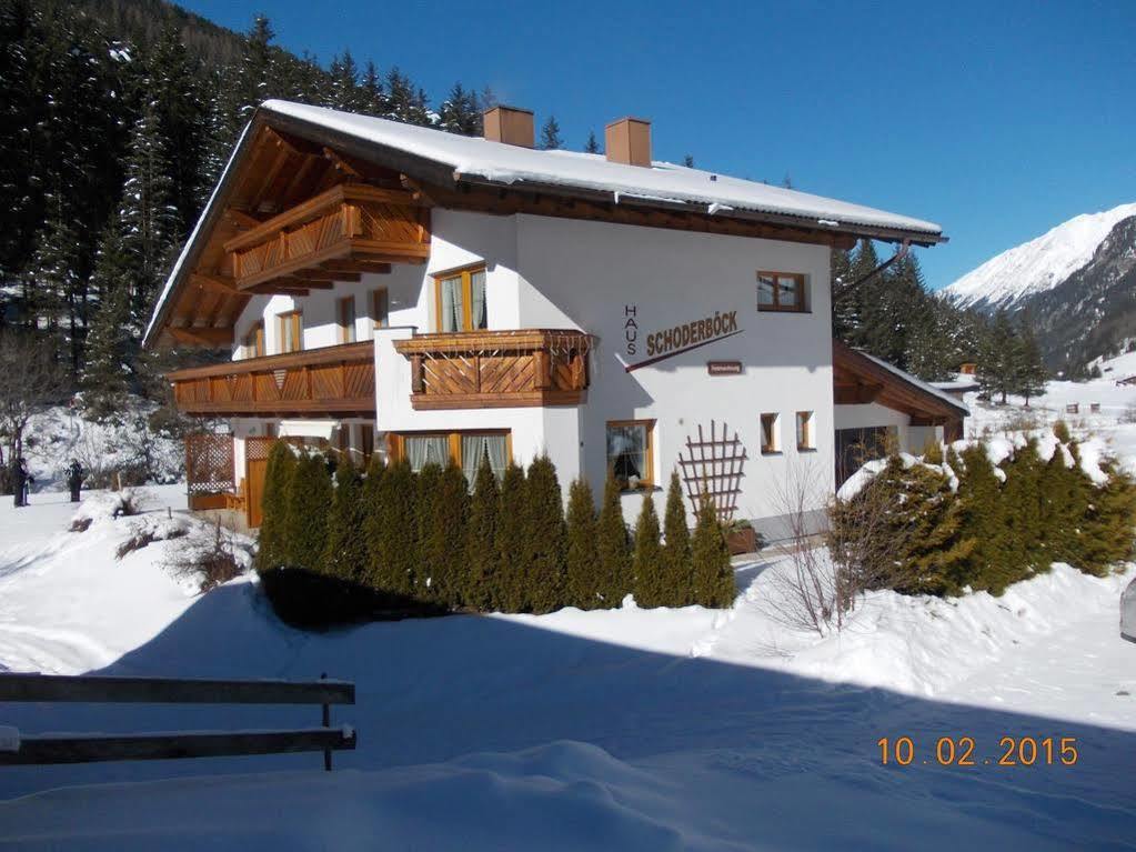 Haus Schoderbock Leilighet Sankt Leonhard im Pitztal Eksteriør bilde